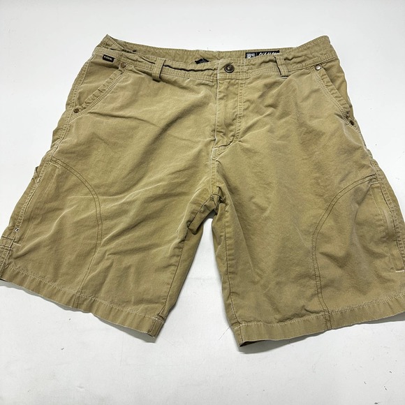 Kuhl Shorts Kuhl Men Cargo Shorts Size 36 Beige Outdoor Gorpcore